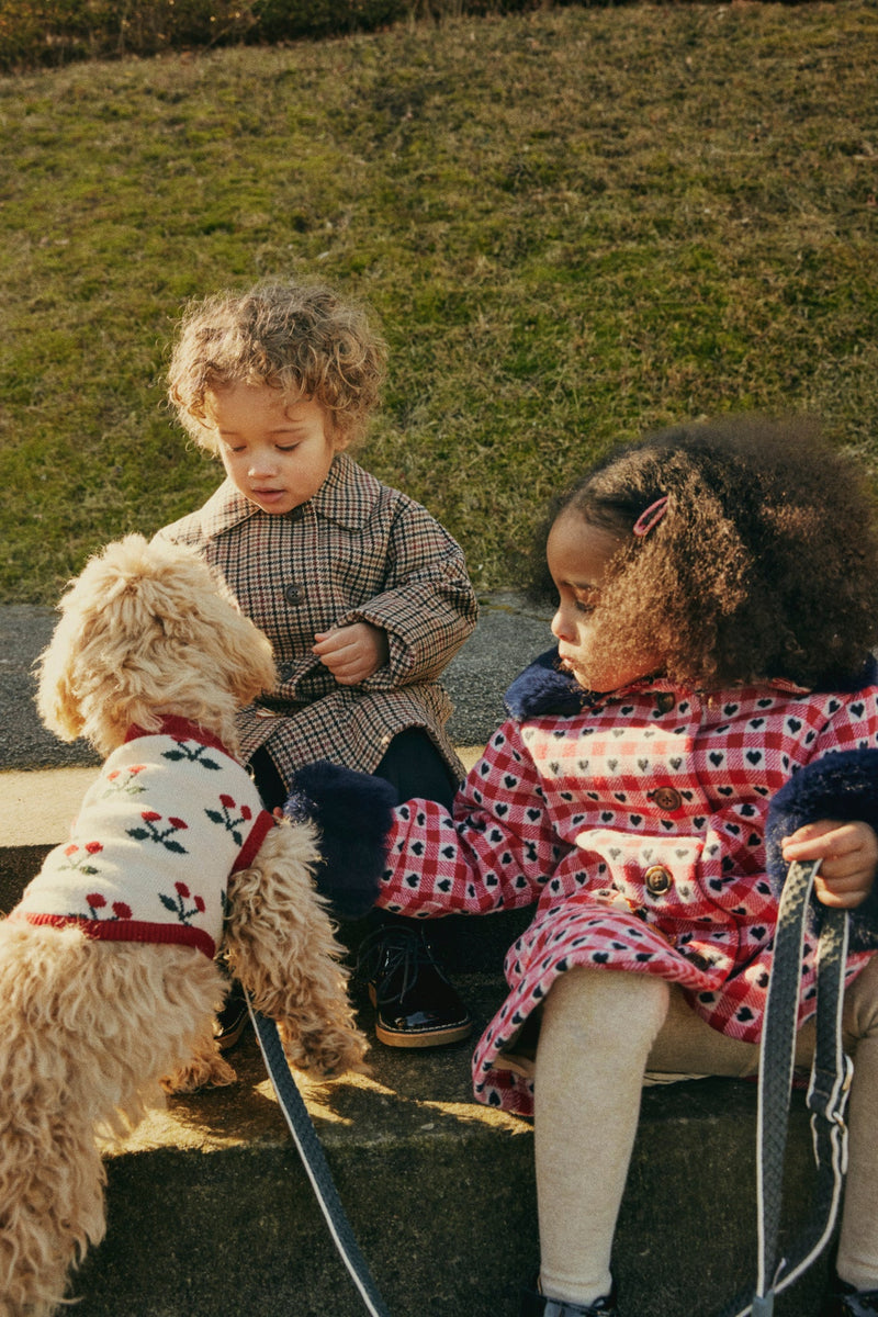 [Konges slojd] Cherry Knit Dog Vest