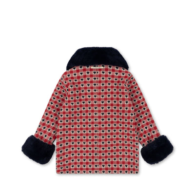 [Konges slojd] Nela Coat - Red Dahlia Check