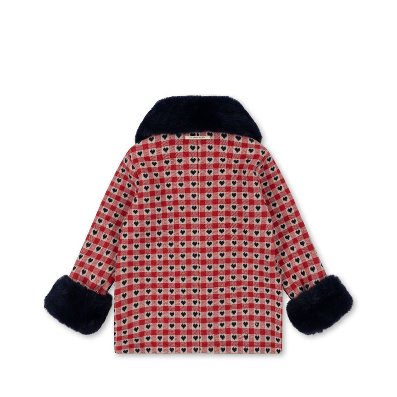 [Konges slojd] Nela Coat - Red Dahlia Check