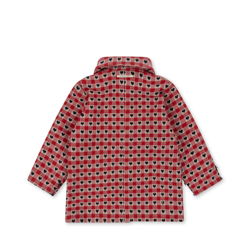 [Konges slojd] Nela Coat – Red Dahlia Check