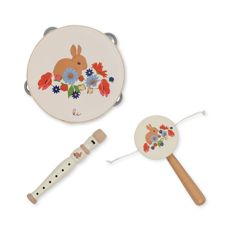 [Konges slojd]  Wooden Music set - Bunny FSC