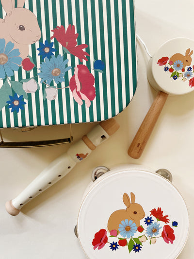 [Konges slojd]  Wooden Music set - Bunny FSC