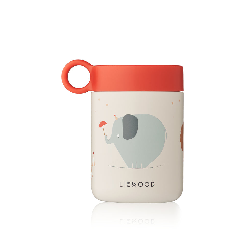 [Liewood] Kiani Printed Food Jar - Circus / Sandy
