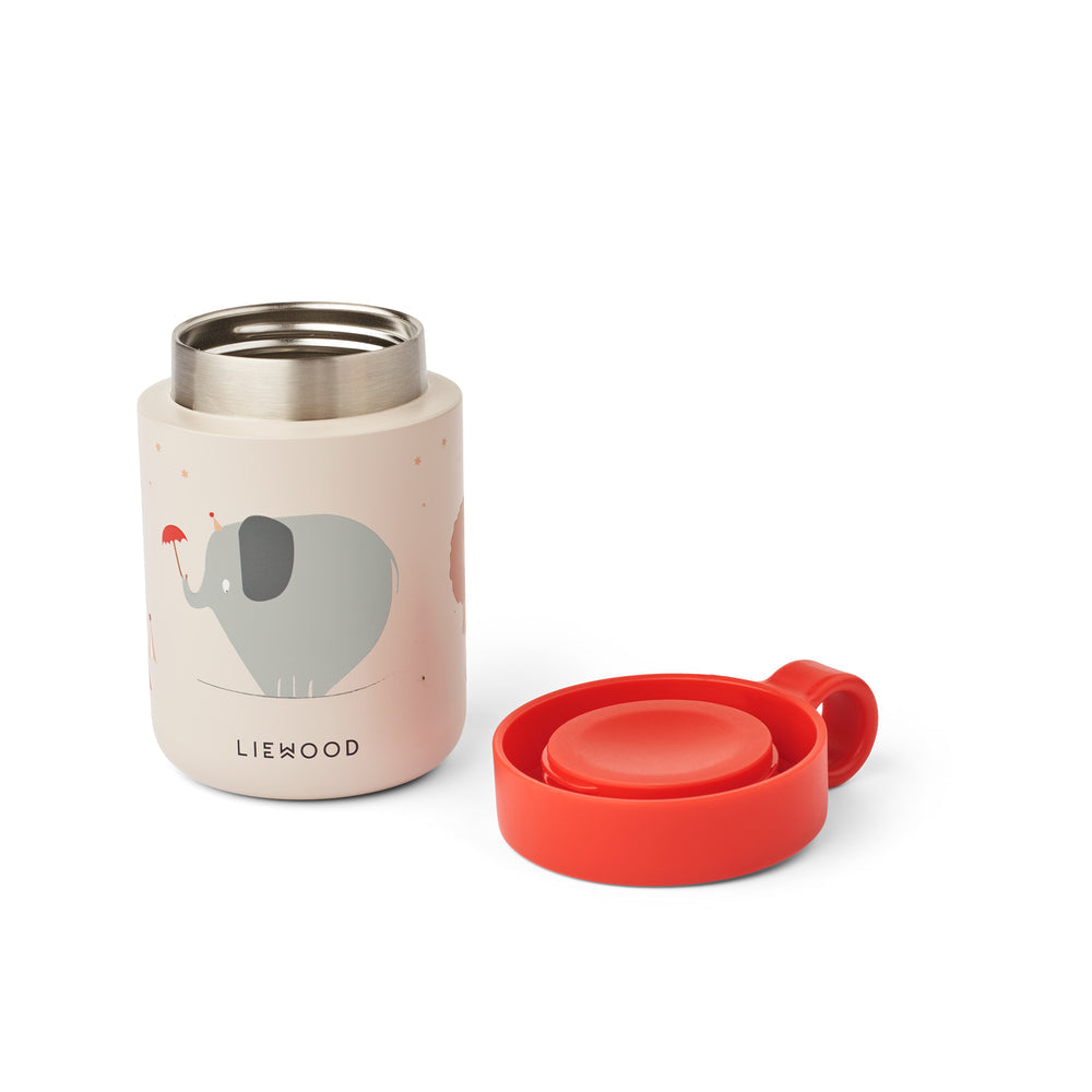 [Liewood] Kiani Printed Food Jar - Circus / Sandy
