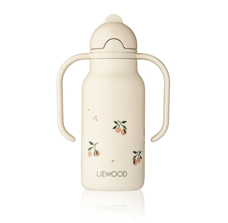 [Liewood] Kimmie Steel Water Bottle 250ml - Peach / Sea shell