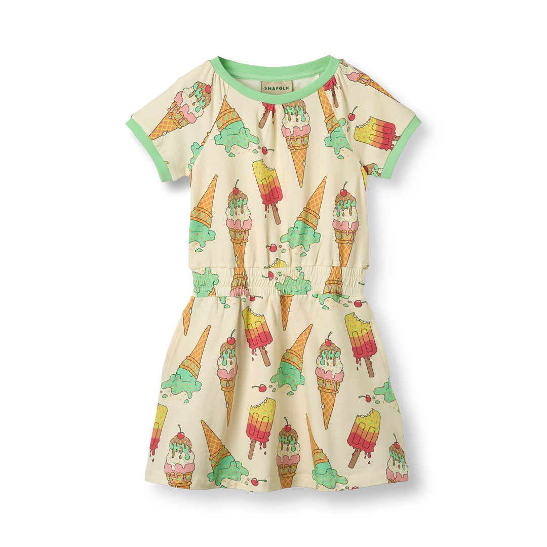 [Smafolk] Short-sleeved dress with ice cream