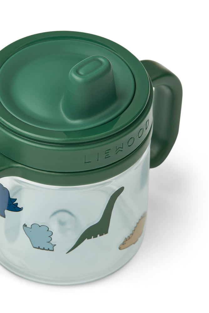 [Liewood] Kylo Tritan Sippy Cup 280ml - Dinosaurs / Mist