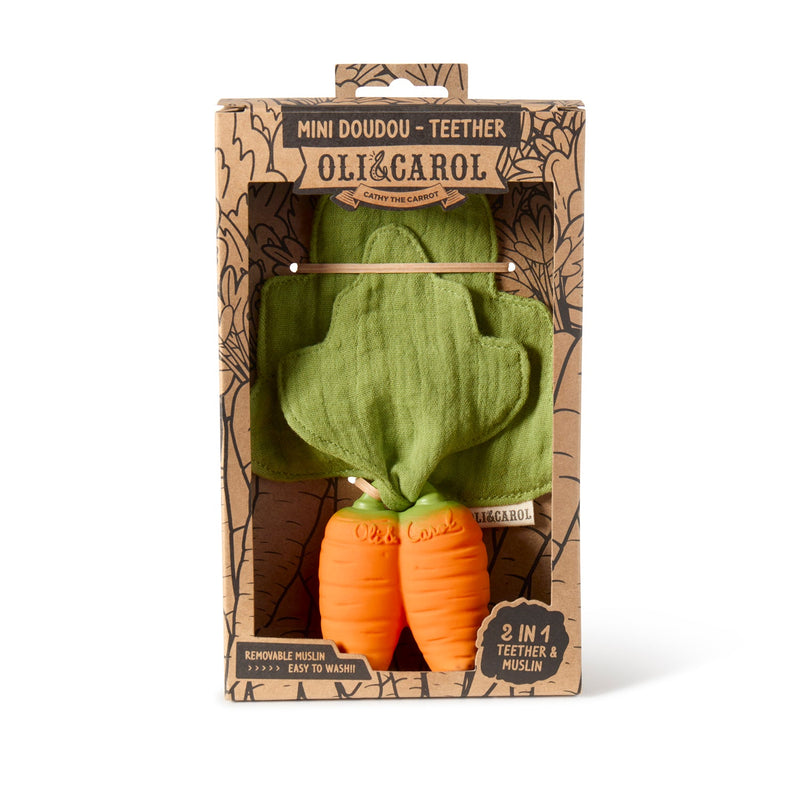 [Oli&amp;Carol] Cathy The Carrot Mini Doudou - Beißring