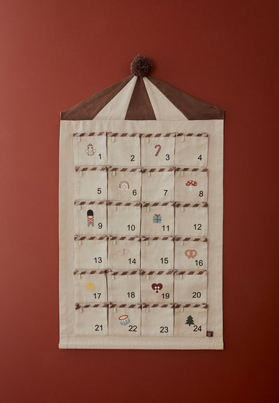 [OYOY] Circus Advent Calendar - Beige / Brown