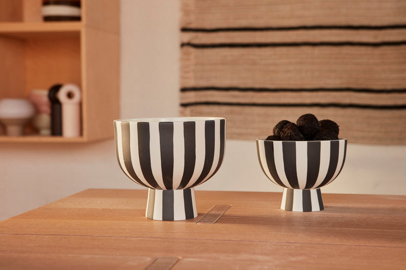 OYOY - Toppu Bowl White / Black