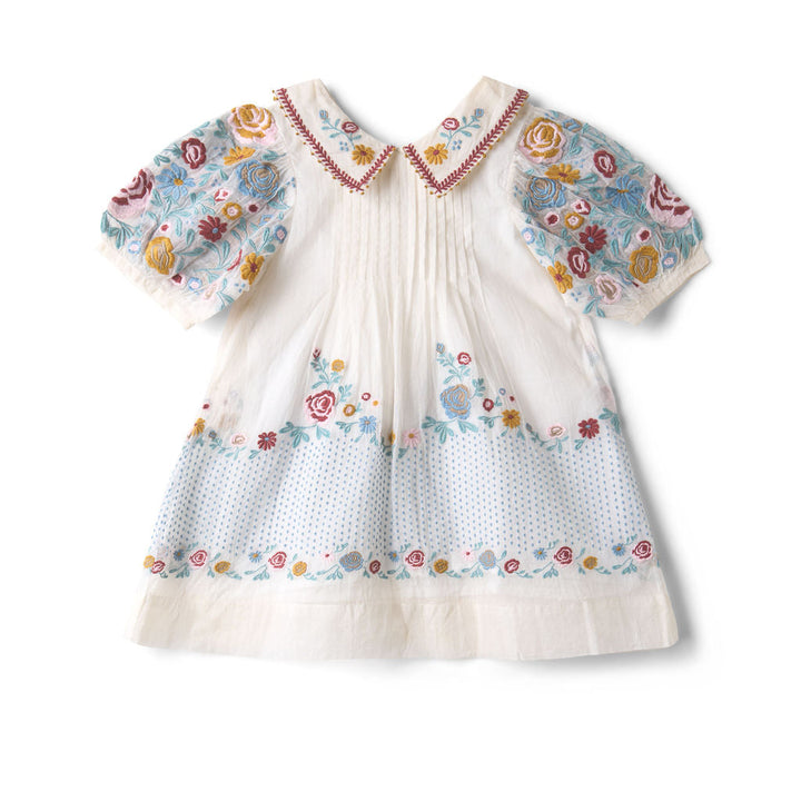 [Lali Kids] Sofie Dress in Organdy - Antique White