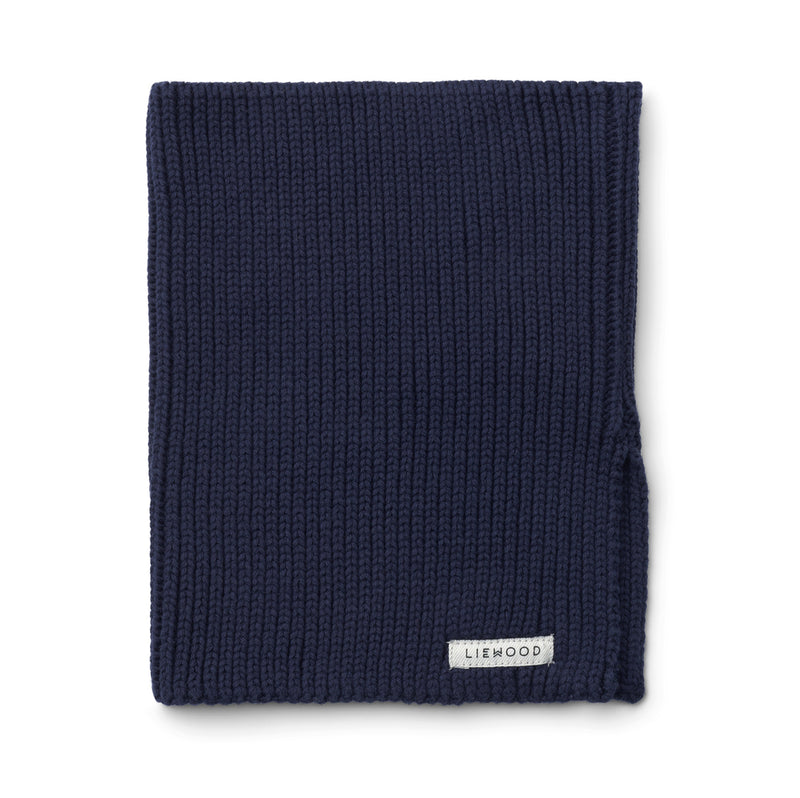 [Liewood][One size]  Mathias Cotton Neck Warmer - Classic Navy