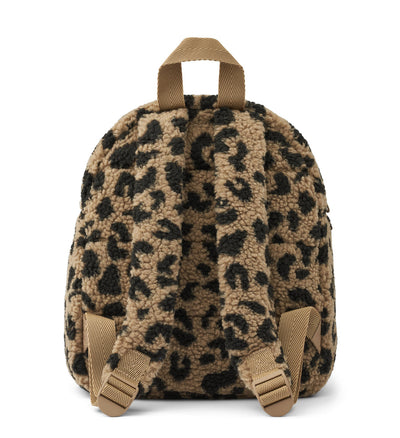 [Liewood] Allan Pile Backpack With Ears -  Leo Oat / Black Panther