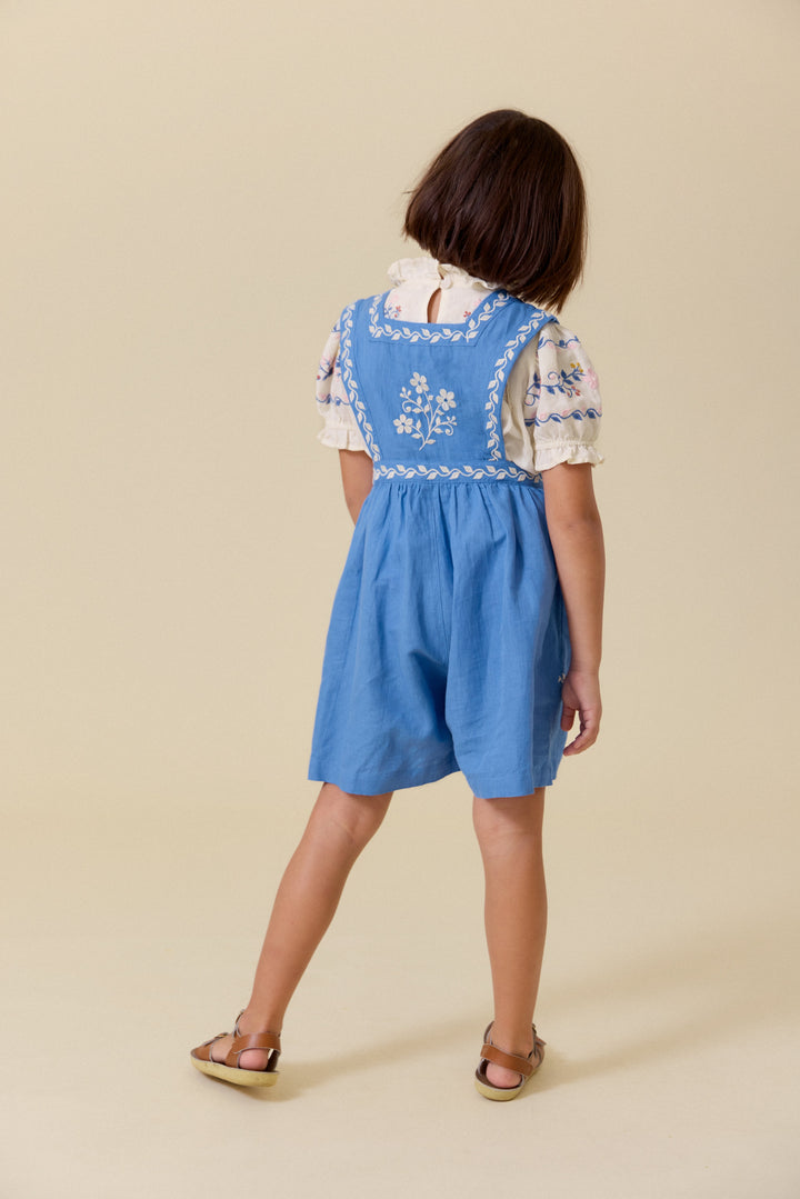 [Lali Kids] Clara romper - Coastal Blue