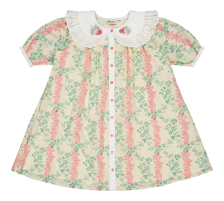 [Bachaa] Lemon Tree Robe Dress - Arabesque print