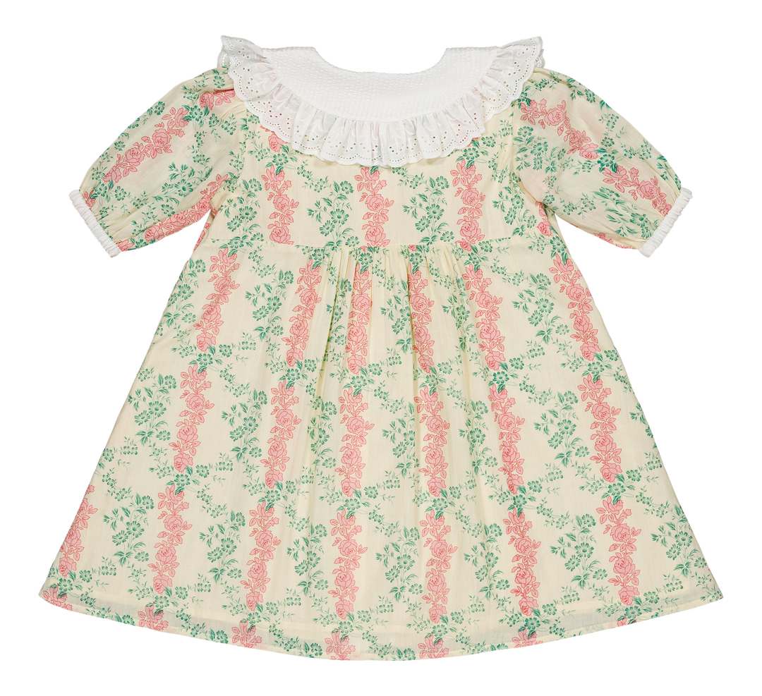 [Bachaa] Lemon Tree Robe Dress - Arabesque print