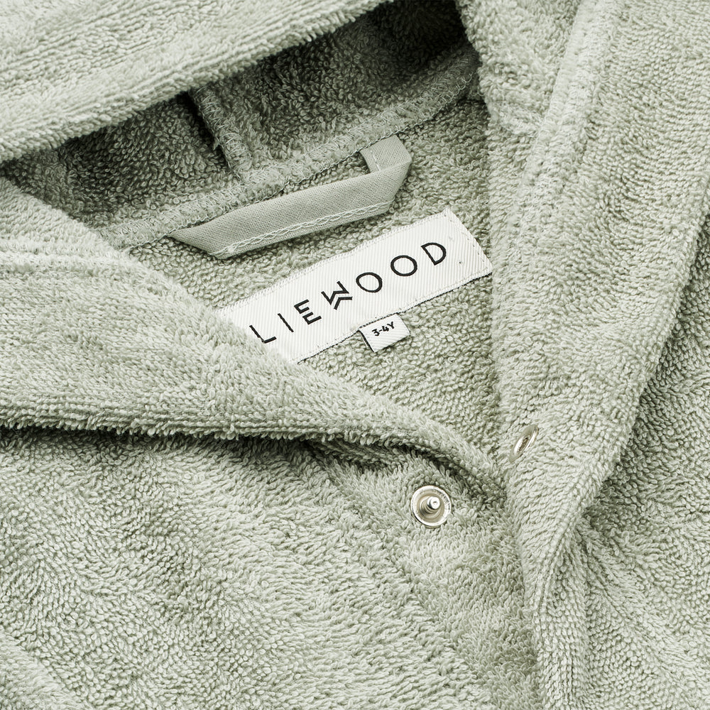 [Liewood] Lily Bear Bathrobe - Dove Blue