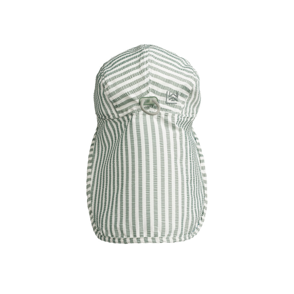[Liewood] Lusio Seersucker Sun Hat - Y/D Stripe Perppermint / Cream