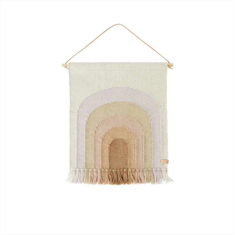 [OYOY] Follow The Rainbow Mini Wall Rug -  Lavender