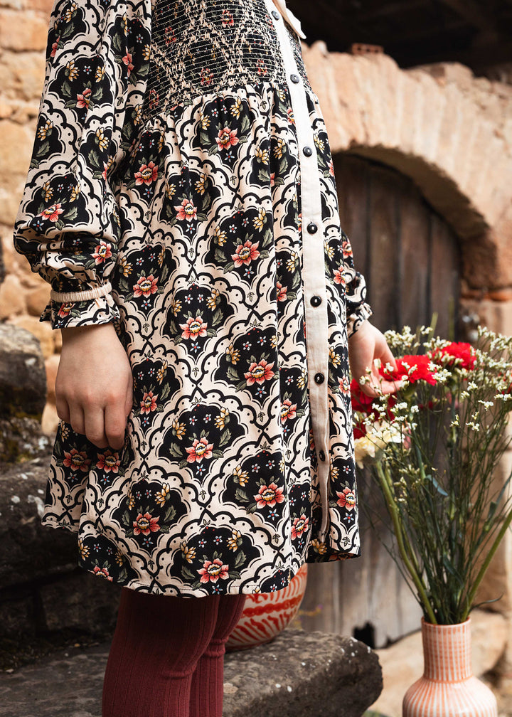 [Bachaa] Sweetie Robe Dress - Lovely Print