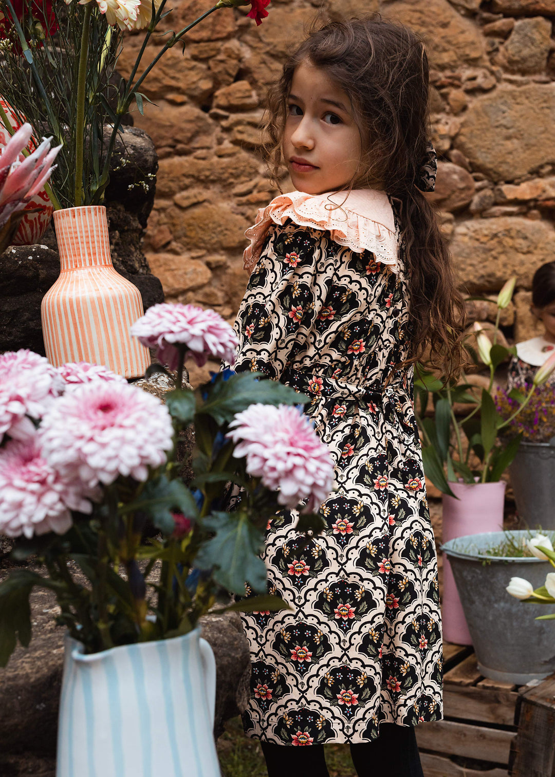 [Bachaa] Chouchou Robe Dress - Lovely Print