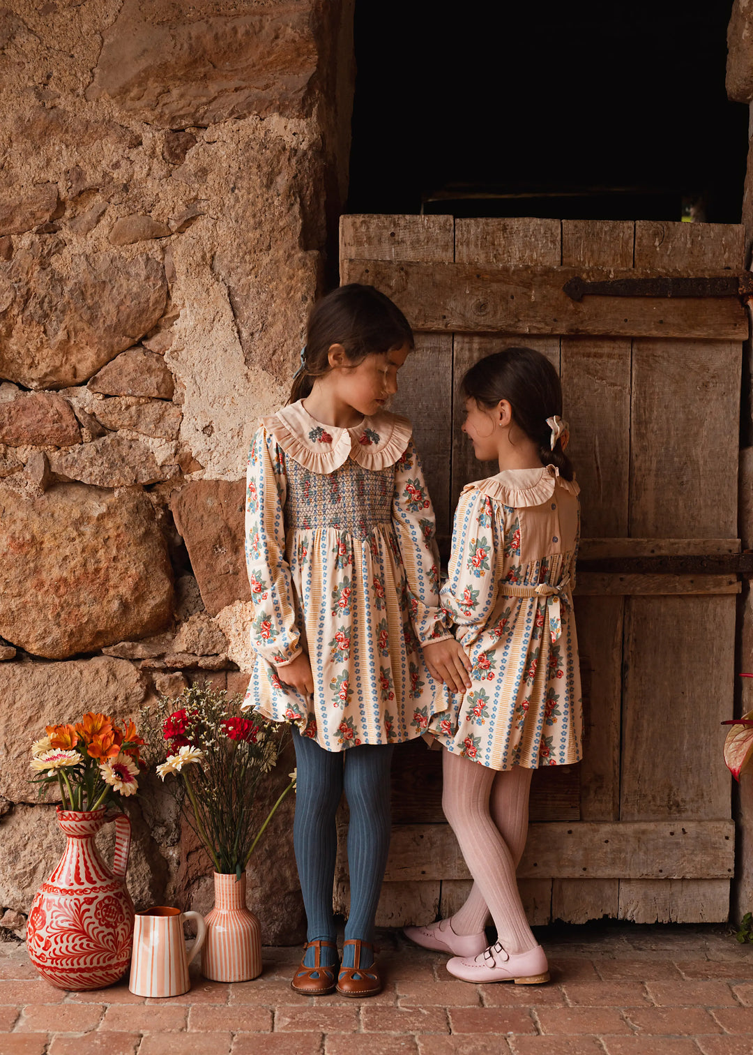 [Bachaa] Babydoll Robe Dress - Darling Print