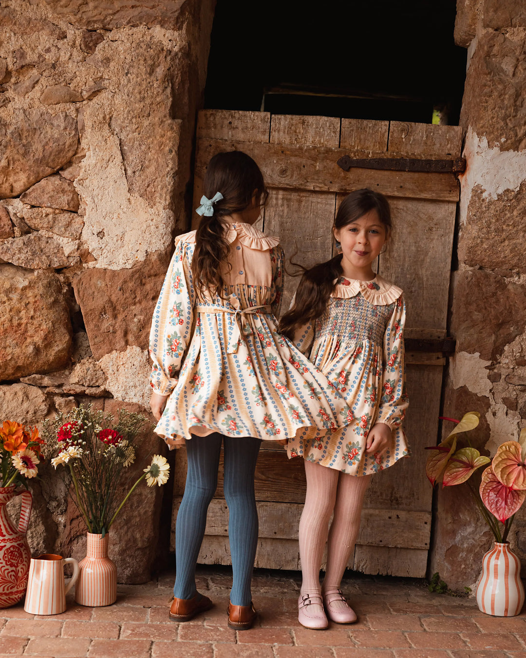 [Bachaa] Babydoll Robe Dress - Darling Print