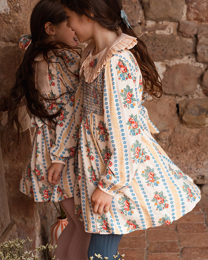 [Bachaa] Babydoll Robe Dress - Darling Print