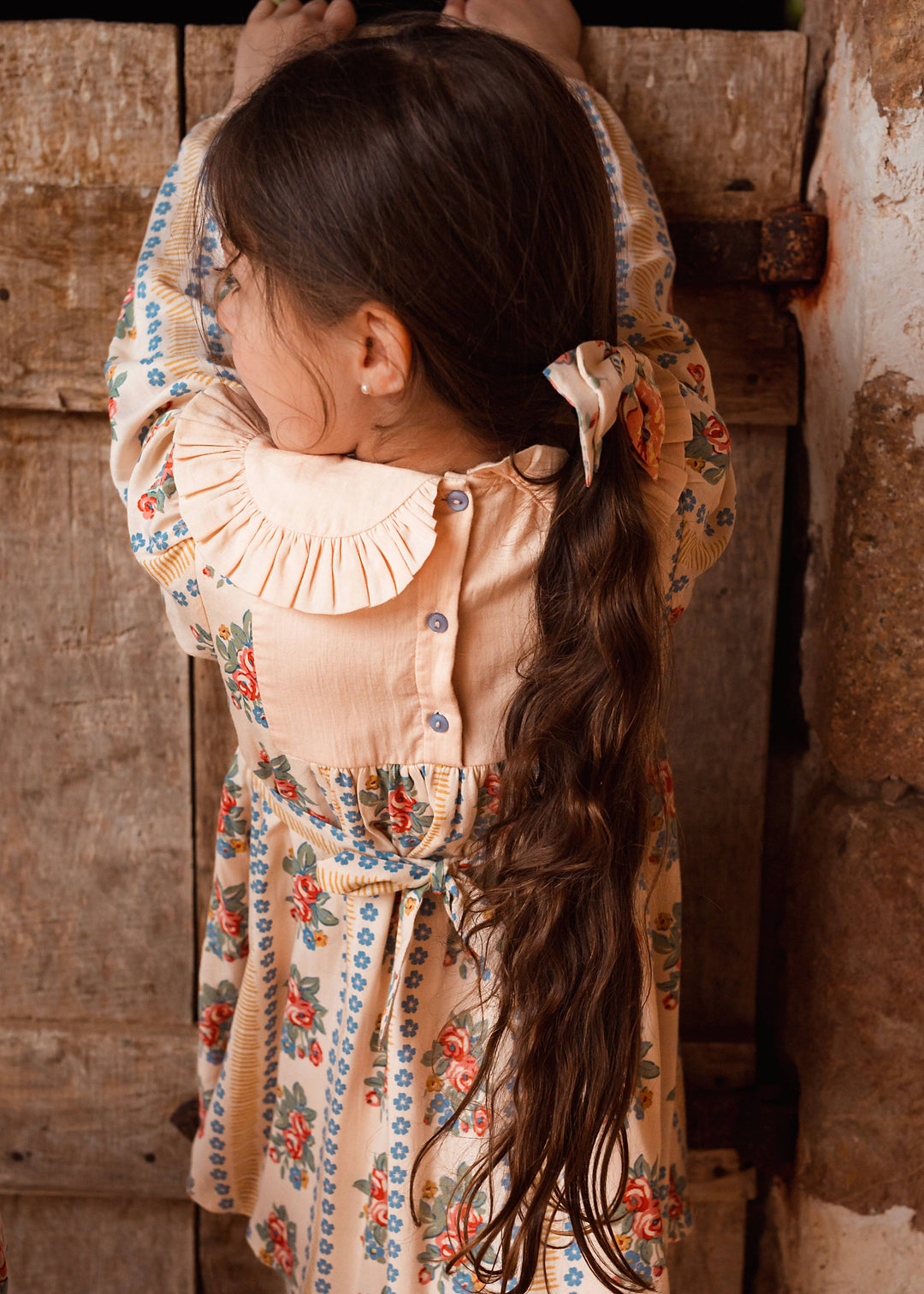 [Bachaa] Babydoll Robe Dress - Darling Print