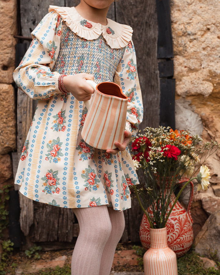 [Bachaa] Babydoll Robe Dress - Darling Print