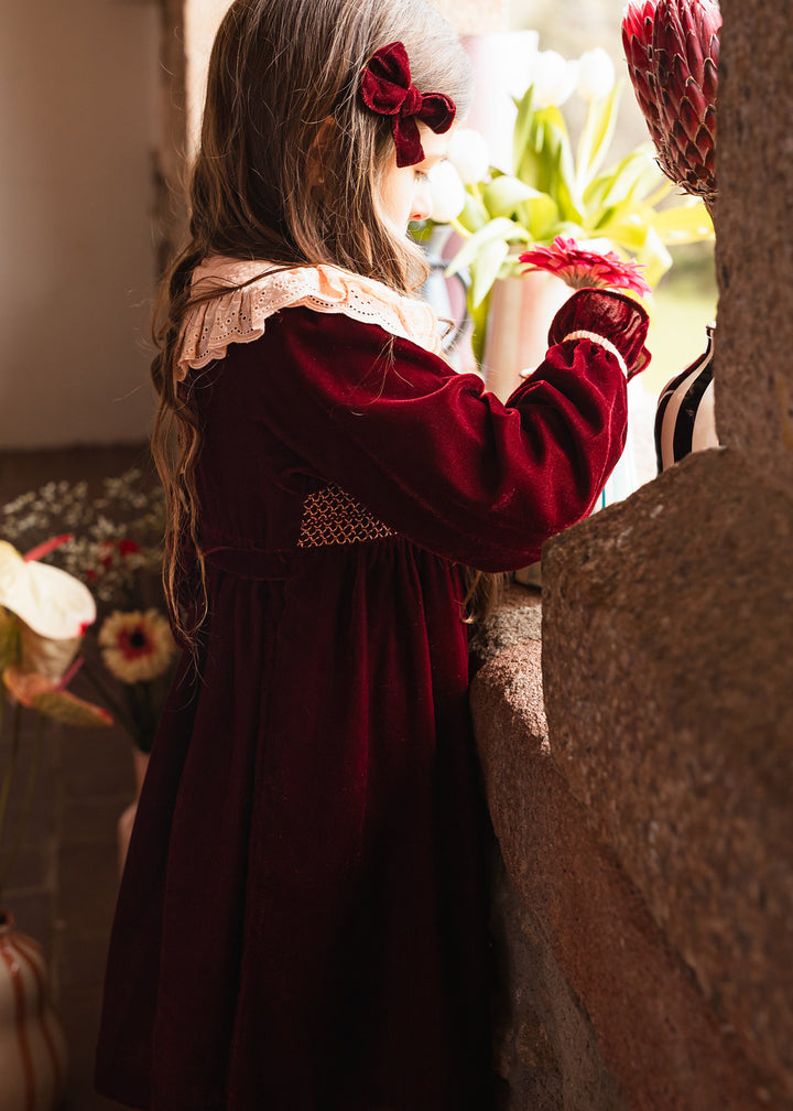 [Bachaa] Mi Amor Robe Dress - Burgundy