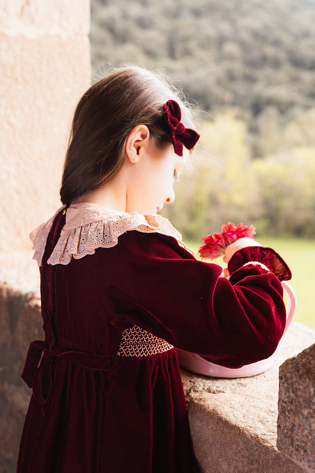 [Bachaa] Mi Amor Robe Dress - Burgundy
