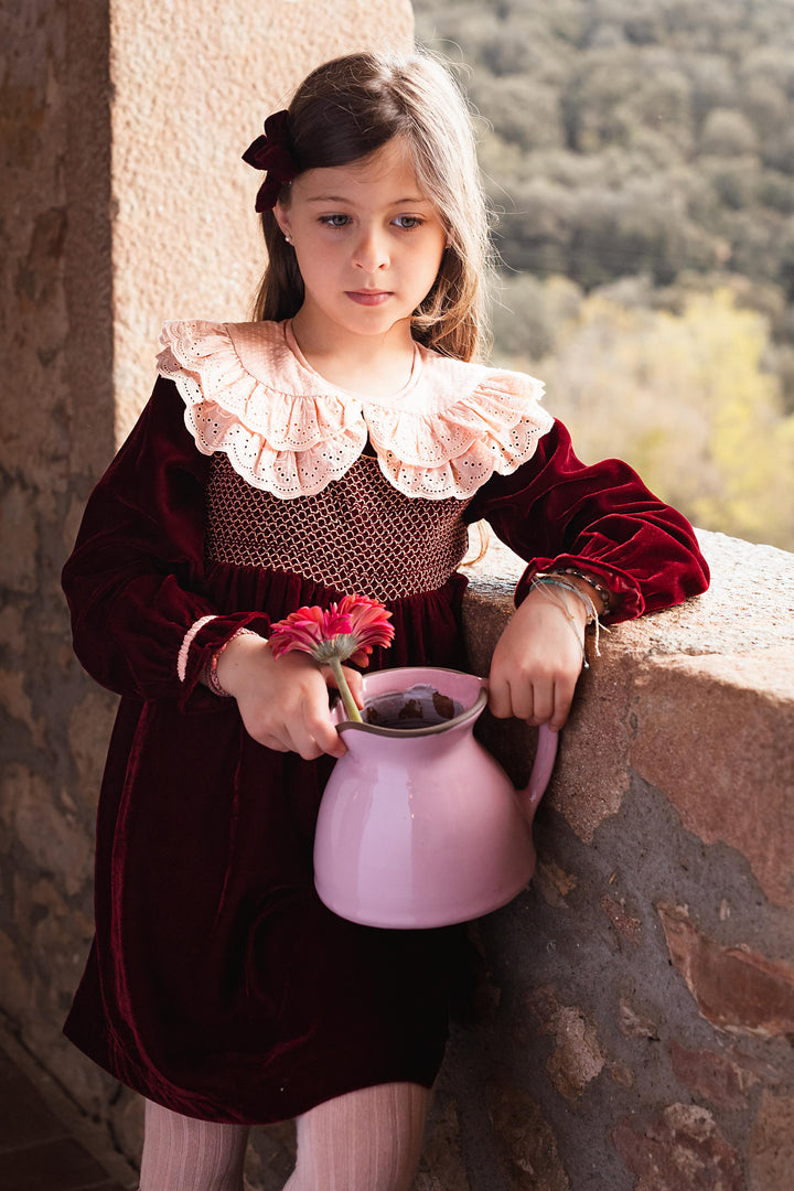 [Bachaa] Mi Amor Robe Dress - Burgundy