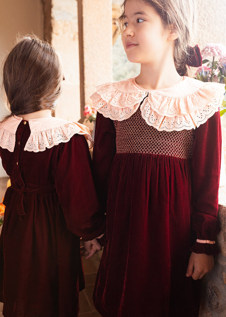 [Bachaa] Mi Amor Robe Dress - Burgundy