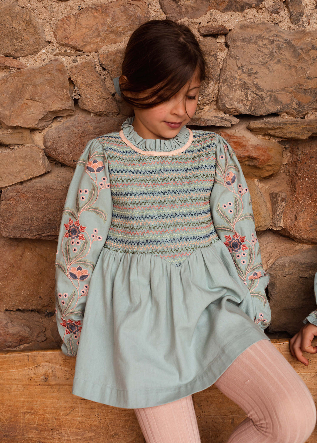[Bachaa] Ma Cherie Blouse/ Short Dress - Blue