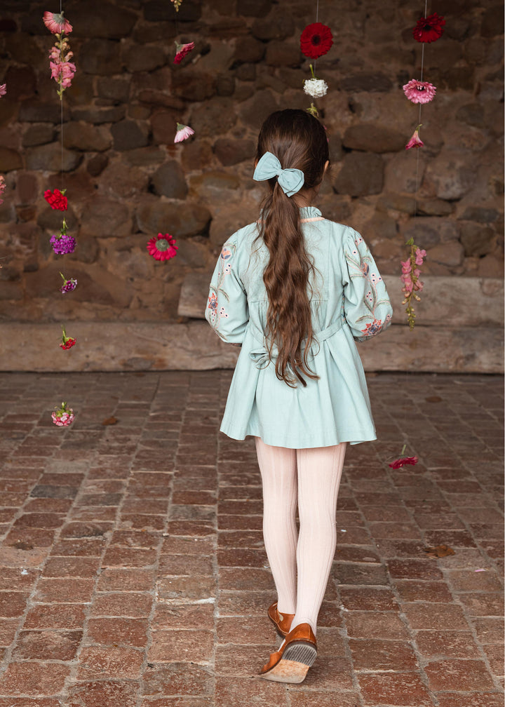 [Bachaa] Ma Cherie Blouse/ Short Dress - Blue