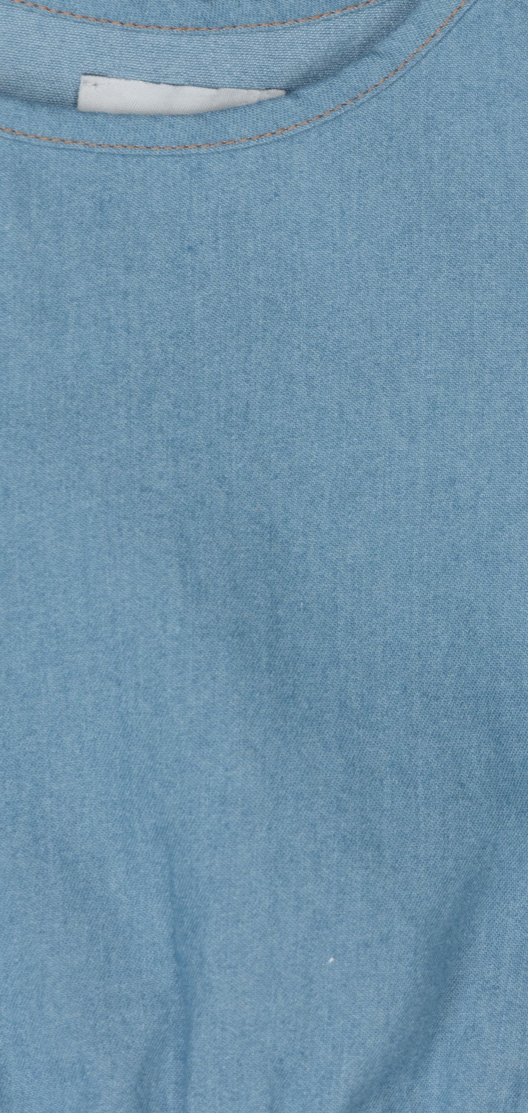 [Mipounet] Aroa Denim Top - Light Blue