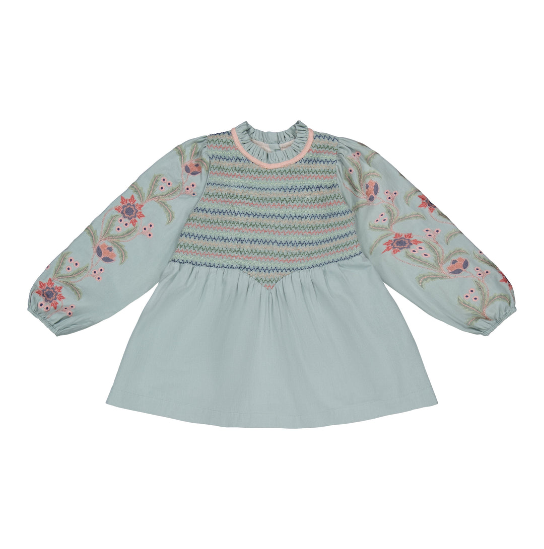 [Bachaa] Ma Cherie Blouse/ Short Dress - Blue