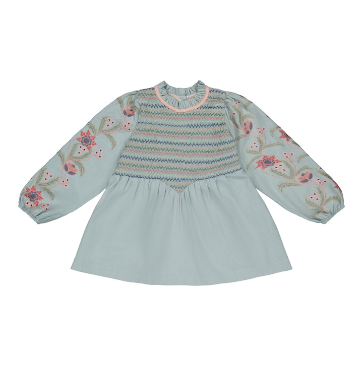 [Bachaa] Ma Cherie Blouse/ Short Dress - Blue
