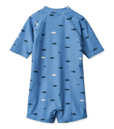 [Liewood] Max Swim Jumpsuit - Shark Riverside