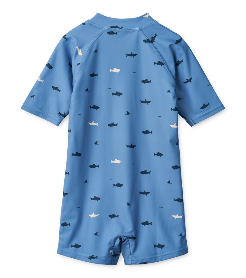 [Liewood] Max Swim Jumpsuit - Shark Riverside