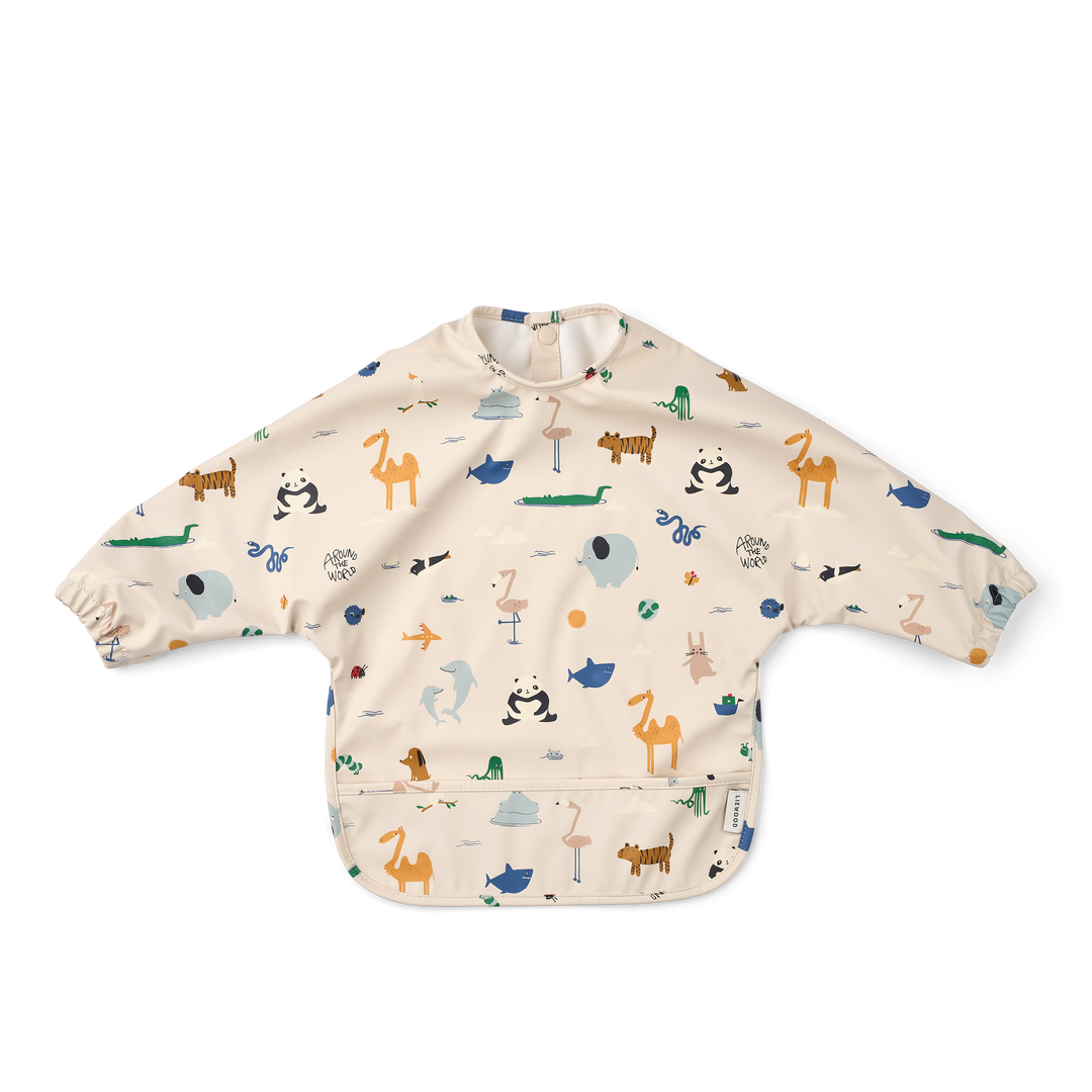 [Liewood] Merle Cape Bib - Around The World / Sandy
