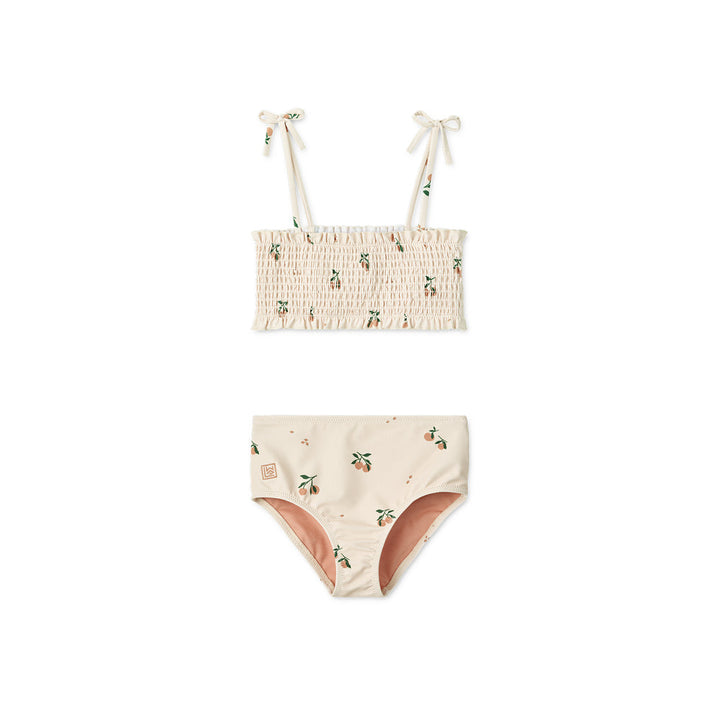 [Liewood] Mikaela Smock Printed Bikini - Peach / Sea Shell