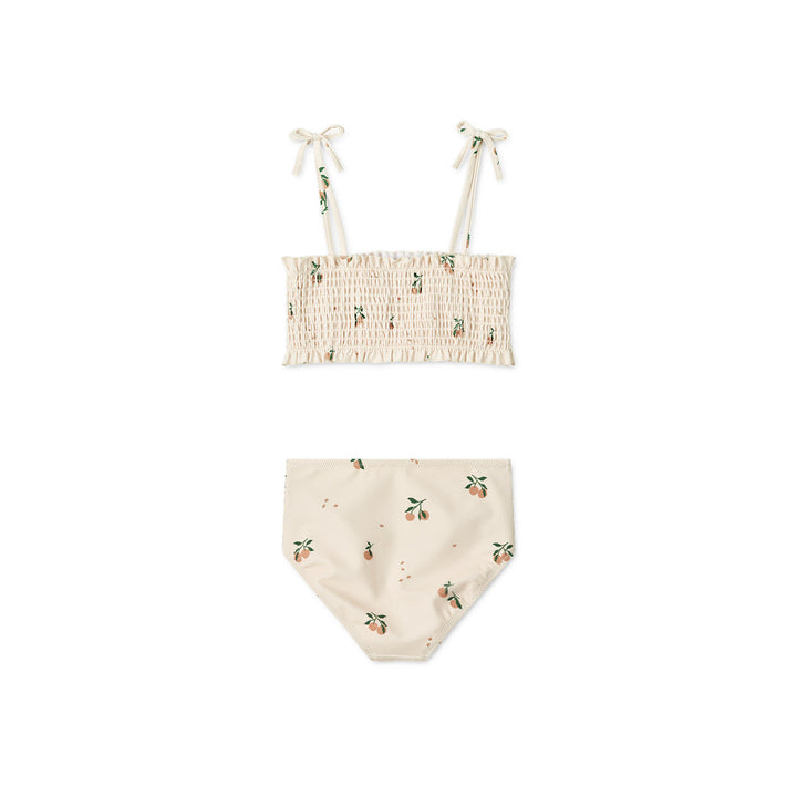 [Liewood] Mikaela Smock Printed Bikini - Peach / Sea Shell