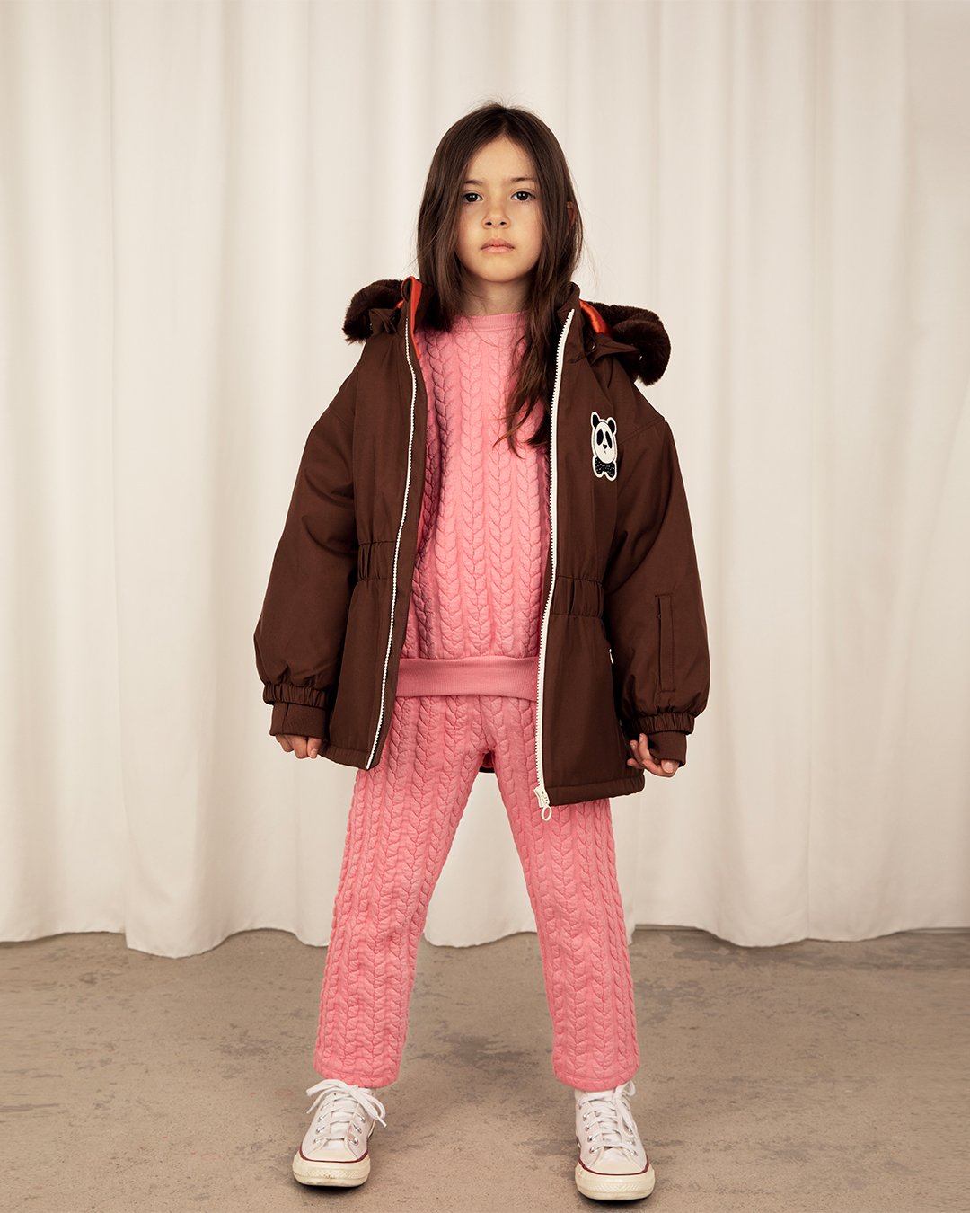 [Mini Rodini] Panda Skijacke Braun 