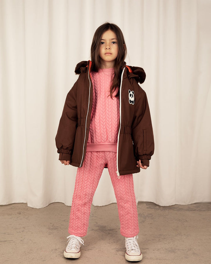 [Mini Rodini] Panda Skijacke Braun 