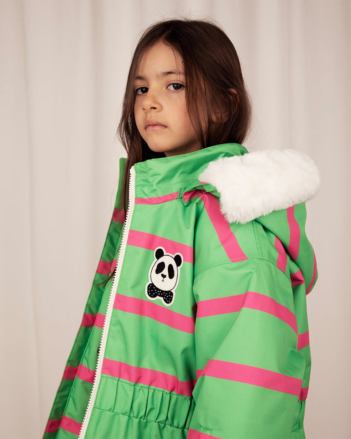 [Mini Rodini] Panda Skijacke Grün 