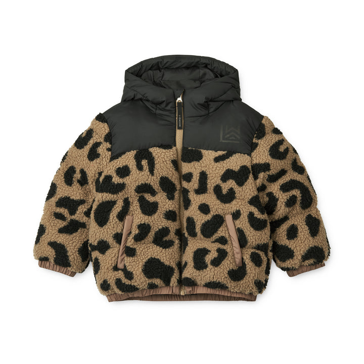 [Liewood] Niko Pile Jacket - Mega leo / Oat Mix