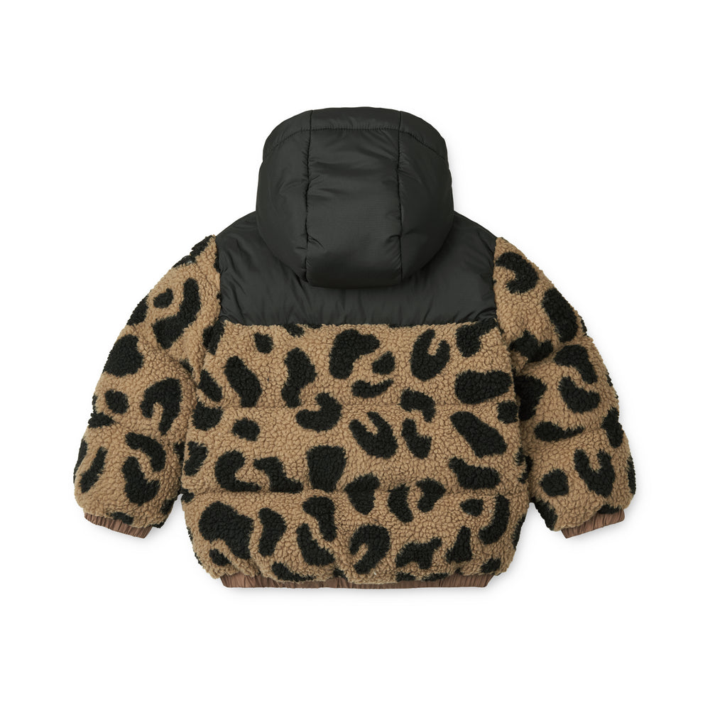 [Liewood] Niko Pile Jacket - Mega leo / Oat Mix