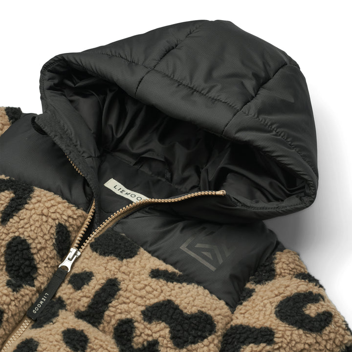 [Liewood] Niko Pile Jacket - Mega leo / Oat Mix